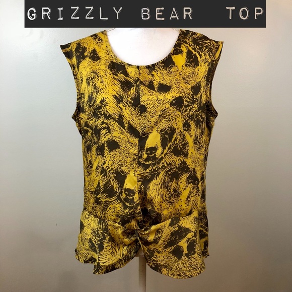 French Connection Tops - Grizzly Bear French Connection UK Style Top LARGE